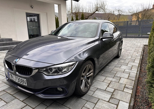 BMW Seria 4 cena 94000 przebieg: 128628, rok produkcji 2016 z Dąbrowa Białostocka małe 172
